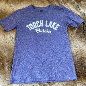 *LAST CHANCE-DONATING* 
Small Purple Torch Lake Tee